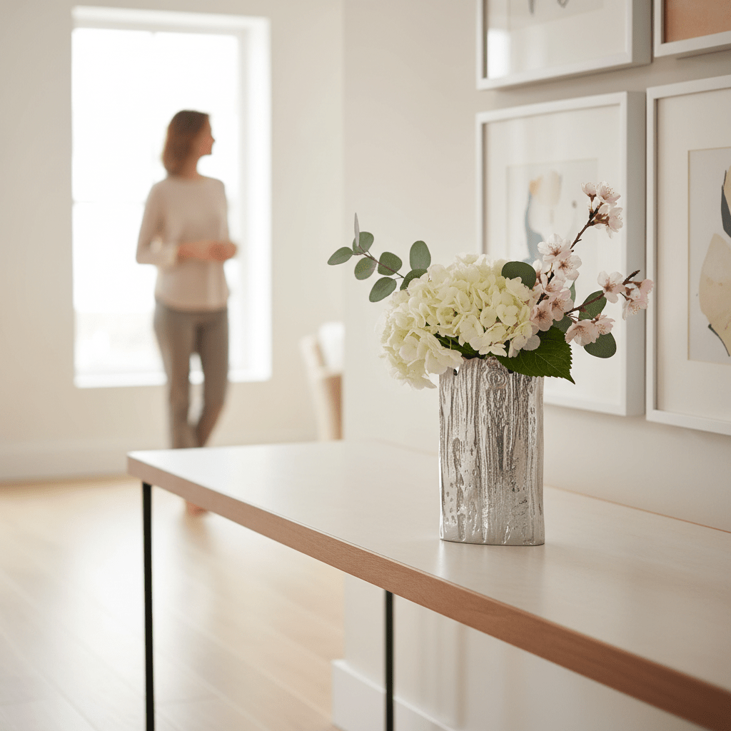 Albero Small Silver Vase