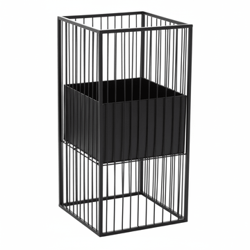 Alden Black Floor Standing Planter