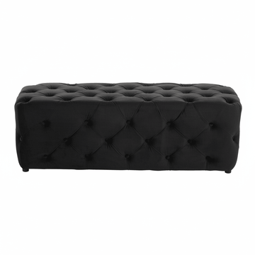 Alea Black Velvet Bench