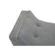 Alea Grey Fabric Bench