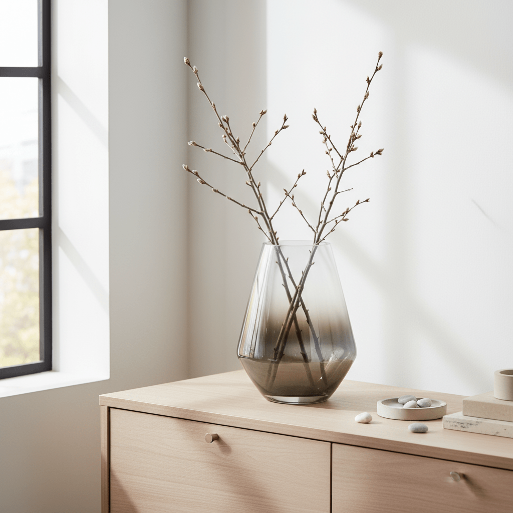 Alexa Ombre Large Glass Vase