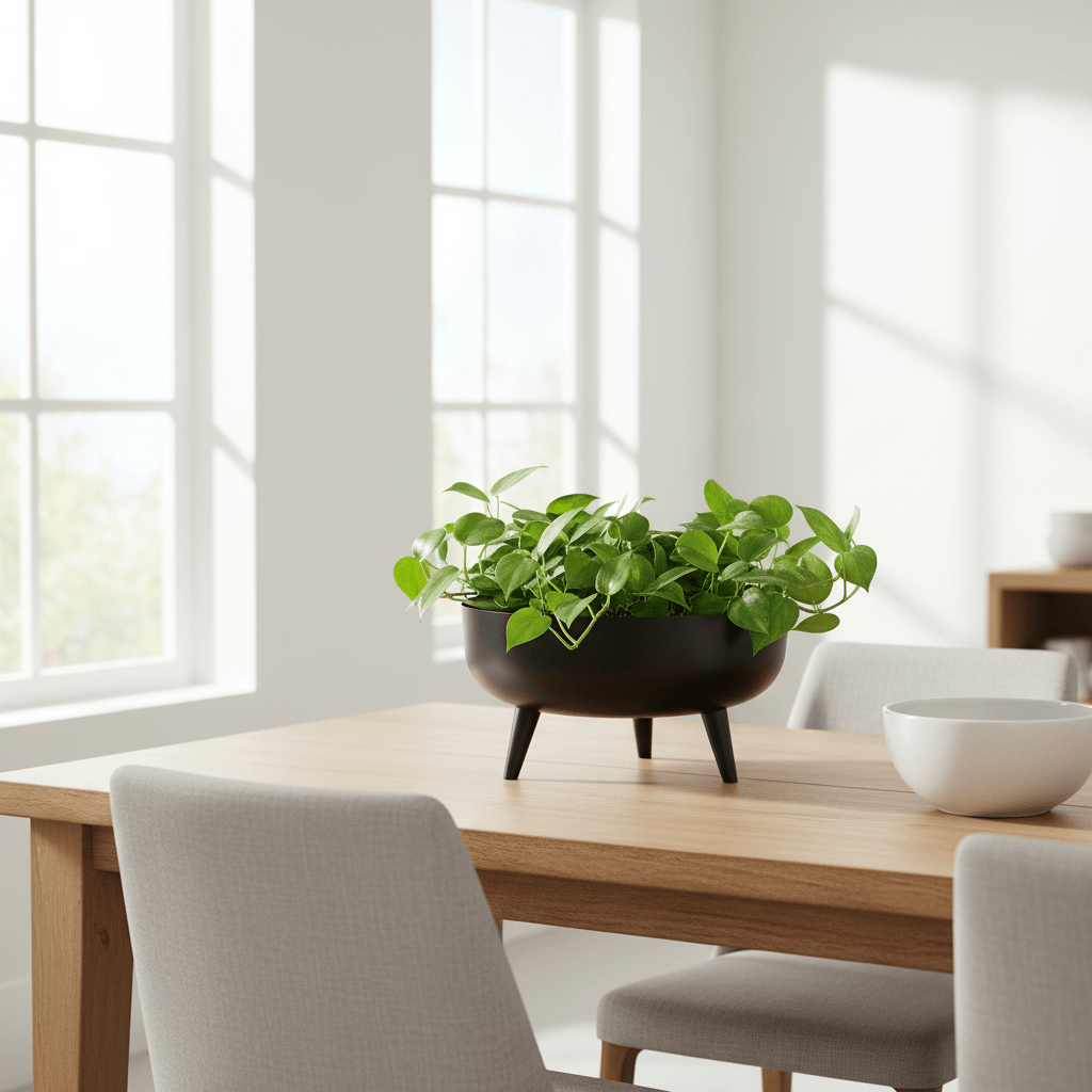 Alina Black Planter