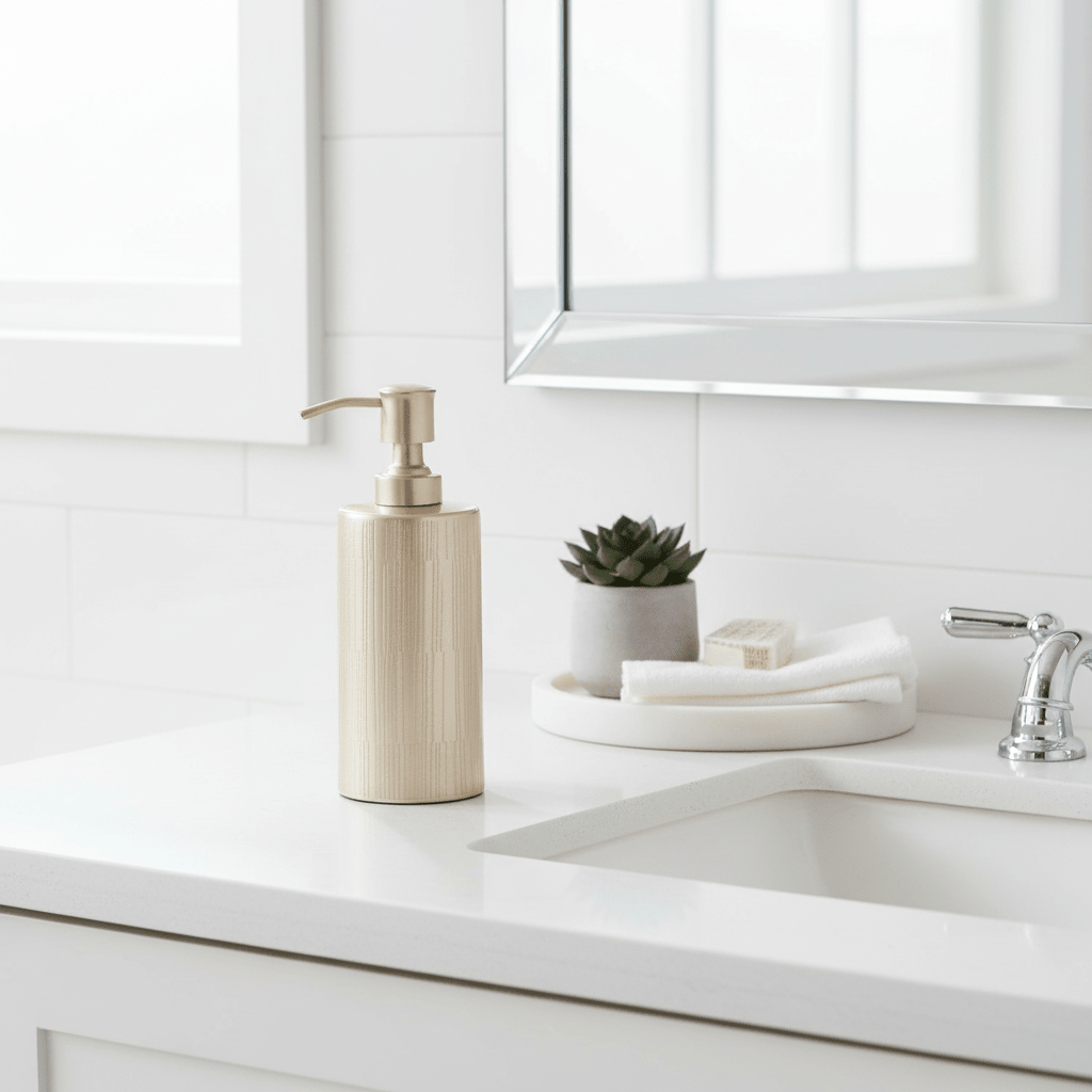 Allegra 200ml Champagne Finish Soap Dispenser