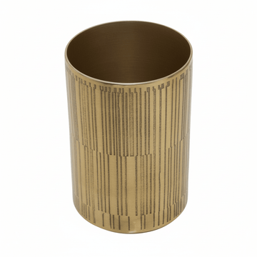 Allegra 300ml Gold Finish Aluminium Tumbler