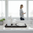 Allegra Aluminium Dark Bronze Finish Tray