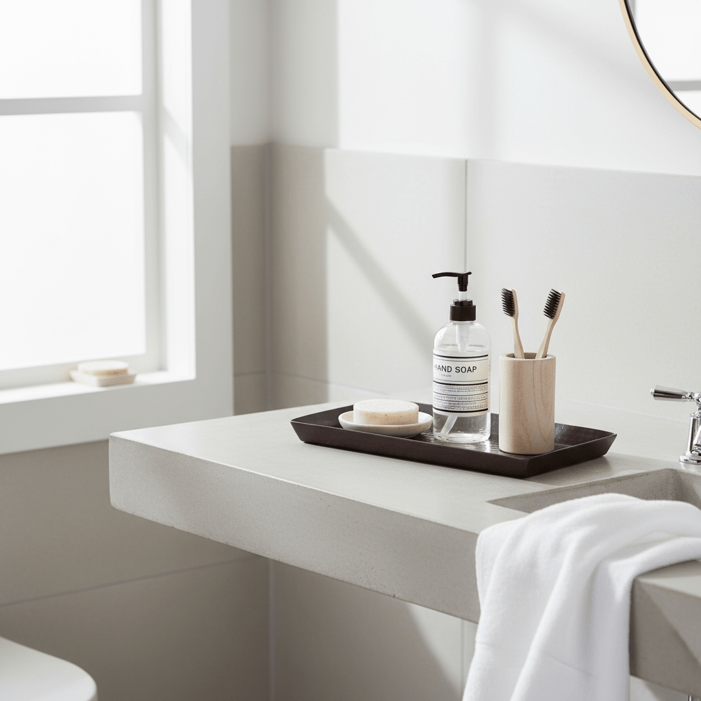 Allegra Aluminium Dark Bronze Finish Tray