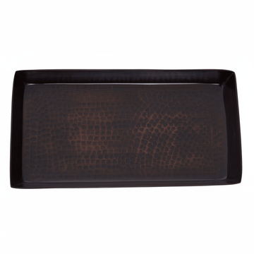 Allegra Aluminium Dark Bronze Finish Tray