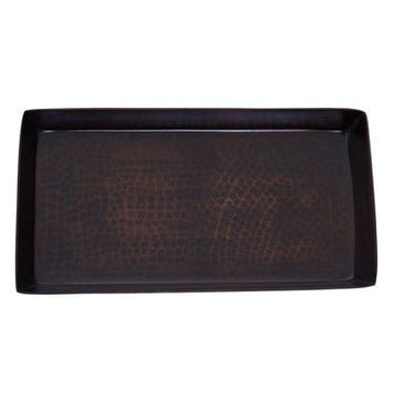 Allegra Aluminium Dark Bronze Finish Tray