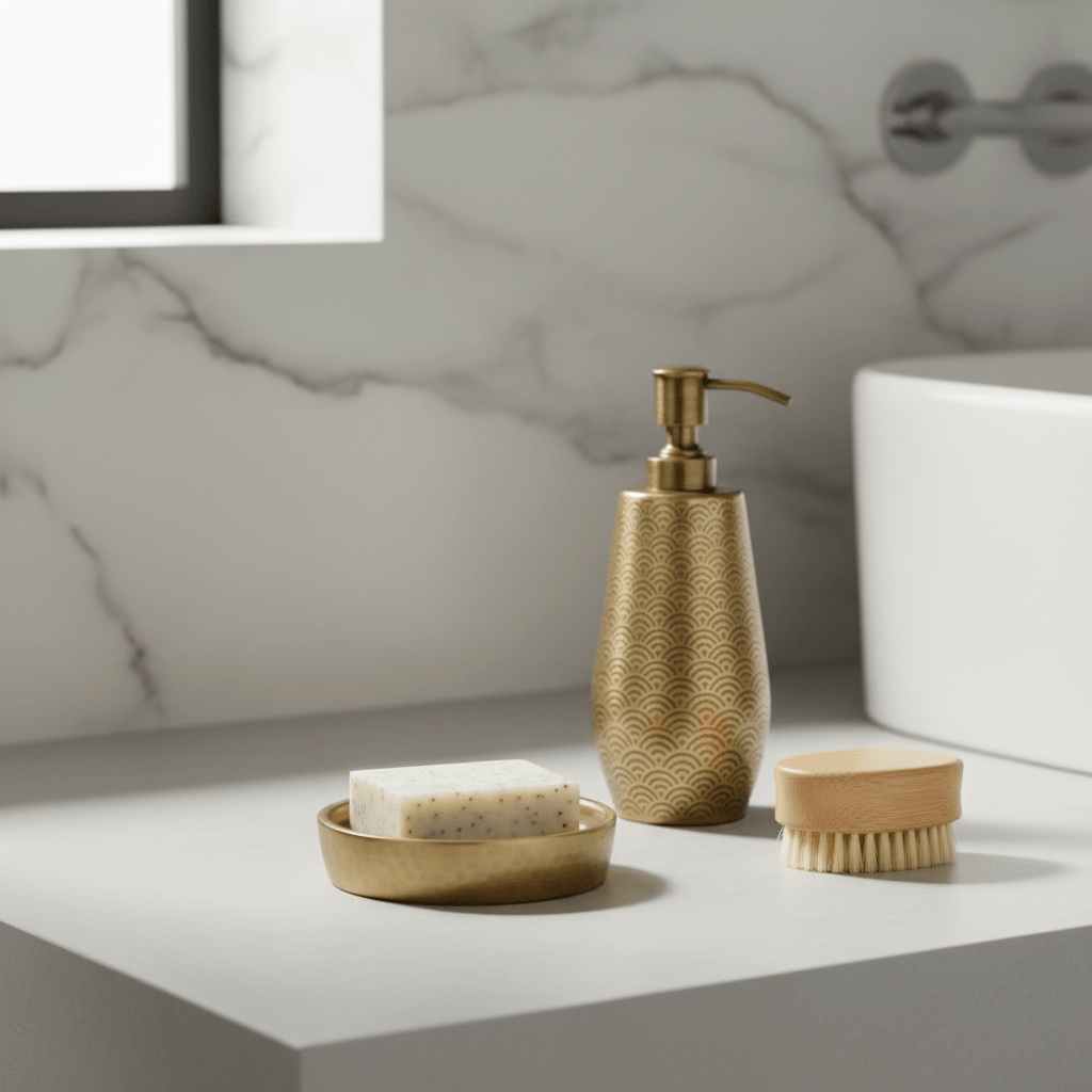 Allegra Aluminium Soap Dish.