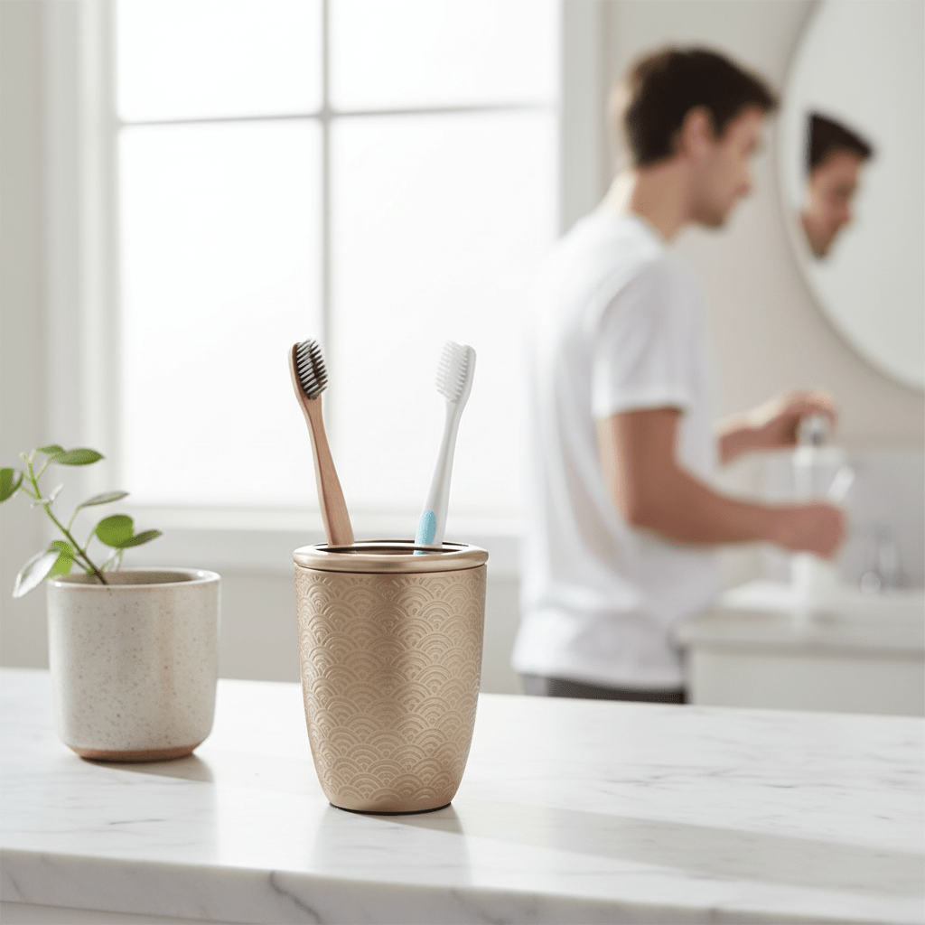 Allegra Aluminium Toothbrush Holder