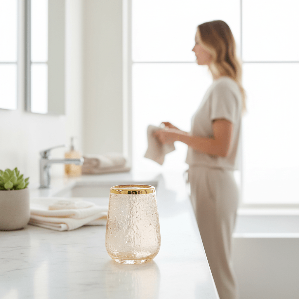 Allegra Bathroom Glass Tumbler