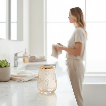 Allegra Bathroom Glass Tumbler