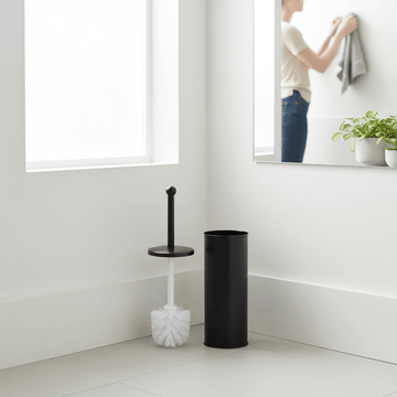 Allegra Black Finish Toilet Brush