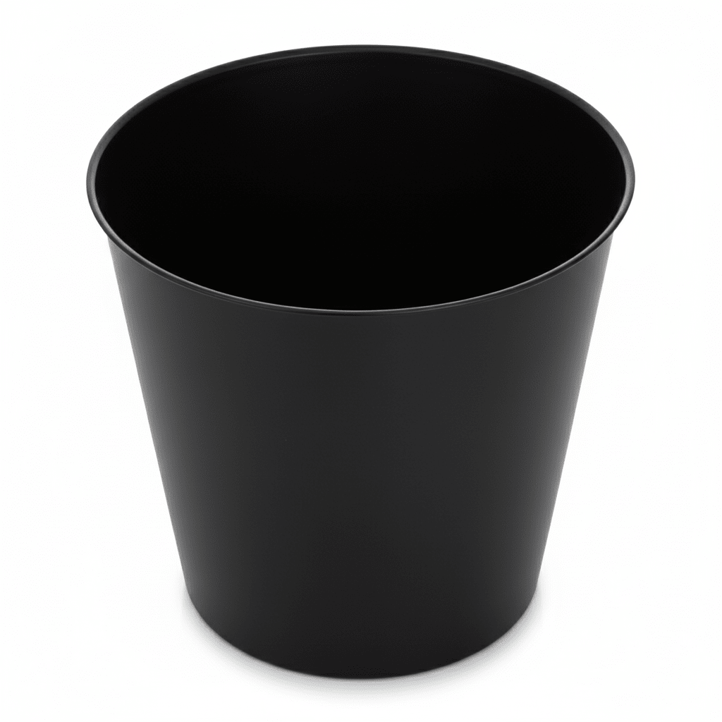 Allegra Black Stainless Steel Waste Bin