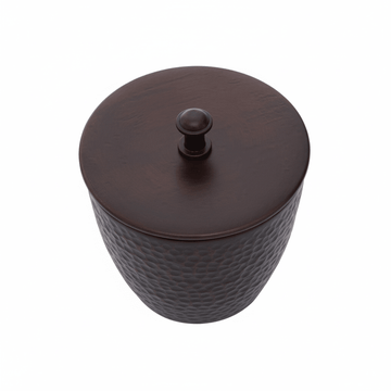 Allegra Bronze Finish Metallic Bathroom Jar