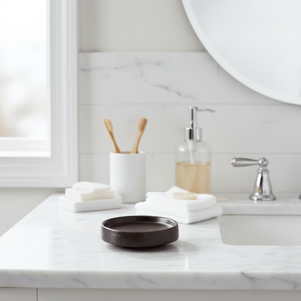 Allegra Bronze Finish Soap Dish