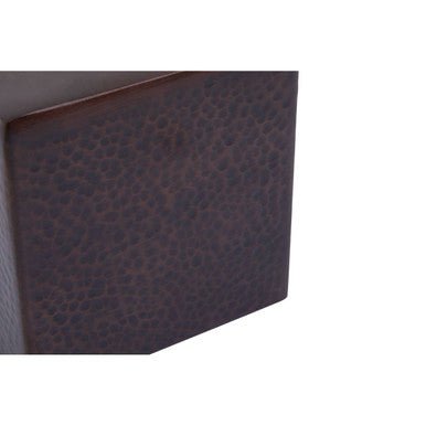 Allegra Bronze Finish Tissue Box