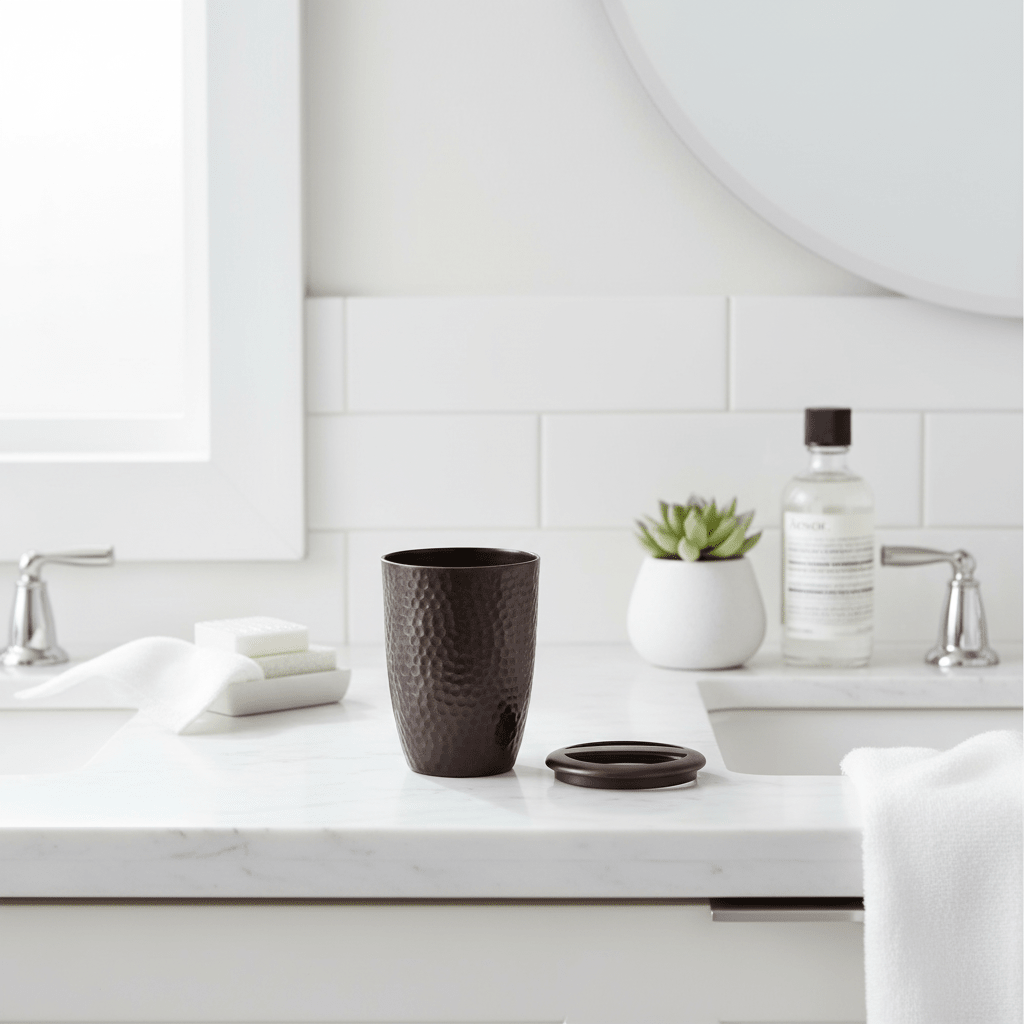 Allegra Bronze Finish Toothbrush Holder