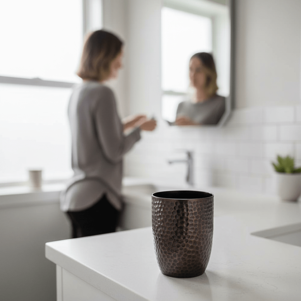Allegra Bronze Finish Tumbler