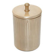 Allegra Champagne Finish Bathroom Jar