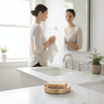 Allegra Champagne Finish Soap Dish
