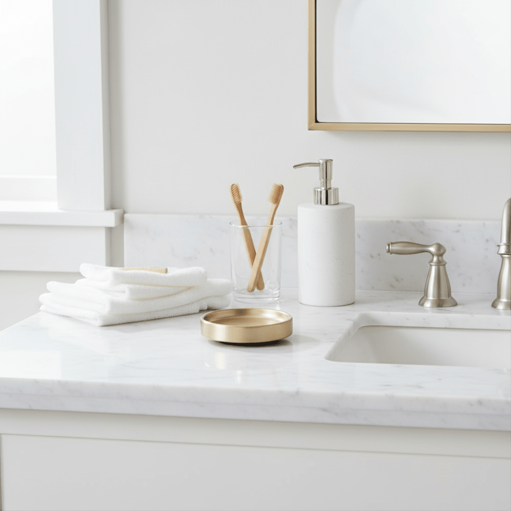 Allegra Champagne Finish Soap Dish