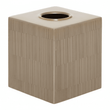 Allegra Champagne Finish Tissue Box