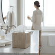Allegra Champagne Finish Tissue Box
