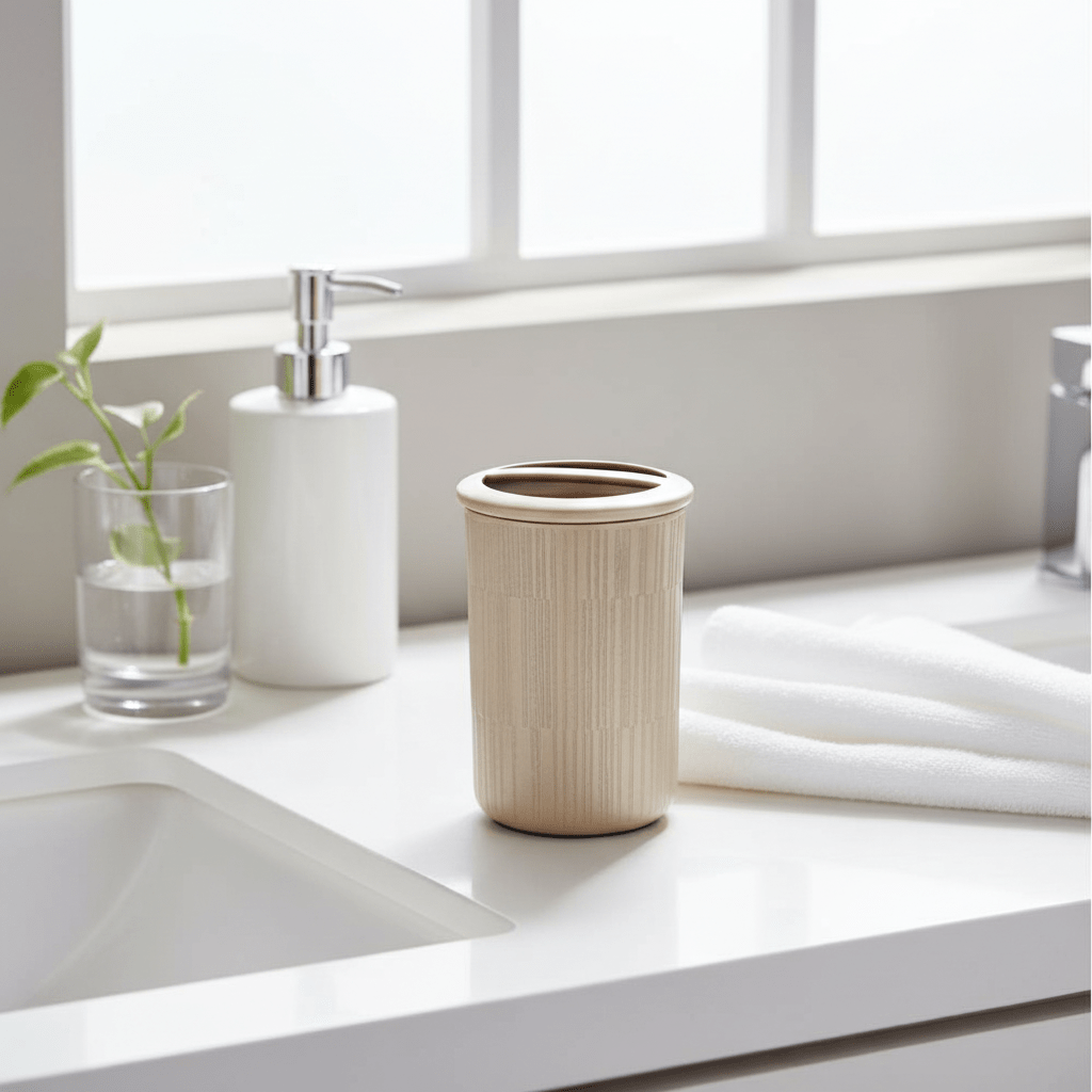 Allegra Champagne Finish Toothbrush Holder