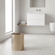 Allegra Champagne Finish Waste Bin