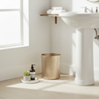 Allegra Champagne Finish Waste Bin