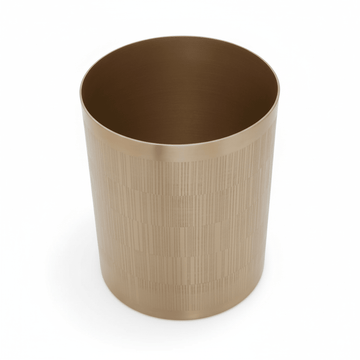Allegra Champagne Finish Waste Bin