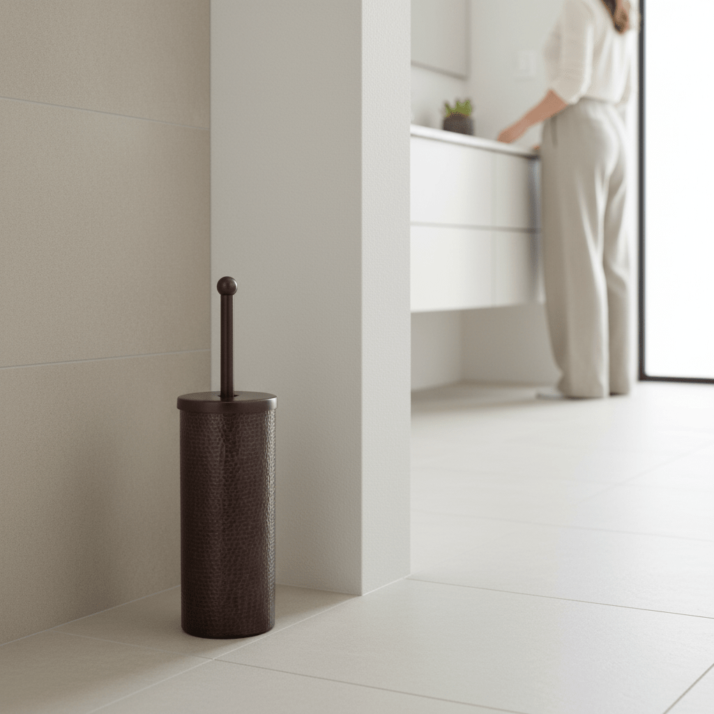 Allegra Dark Bronze Finish Aluminium Toilet Brush