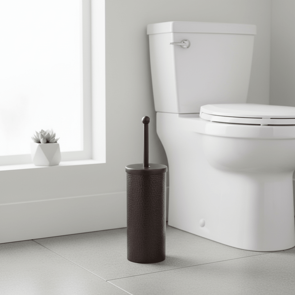 Allegra Dark Bronze Finish Aluminium Toilet Brush