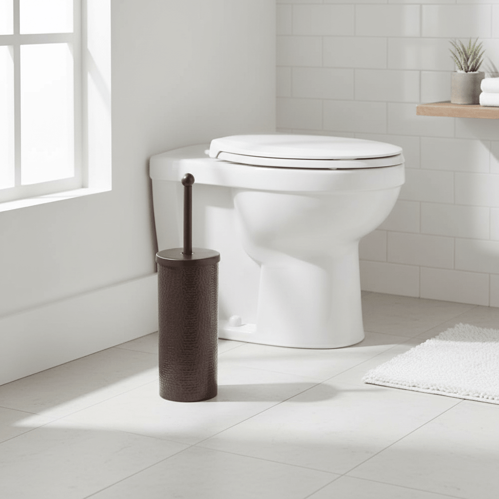 Allegra Dark Bronze Finish Aluminium Toilet Brush