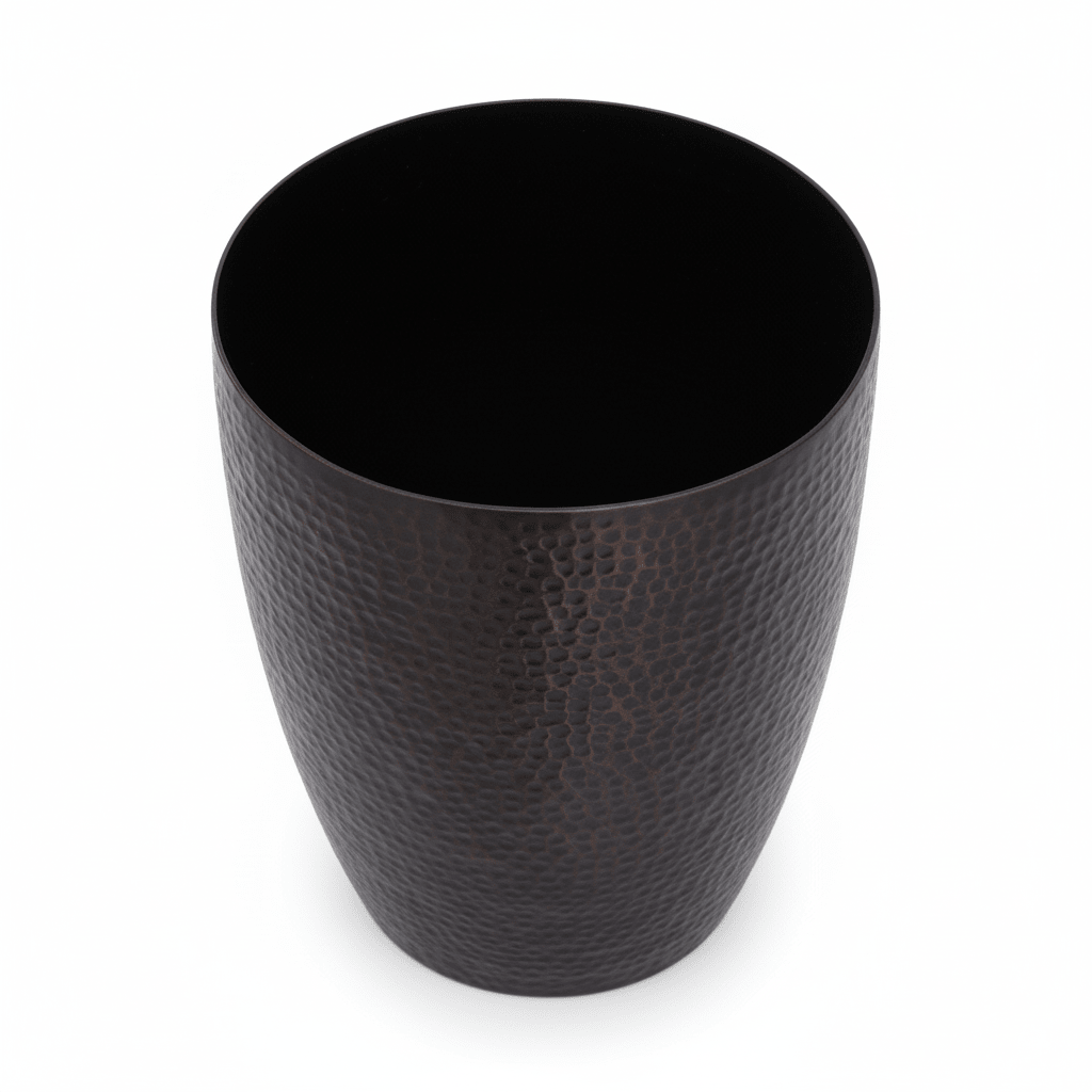 Allegra Dark Bronze Finish Waste Bin