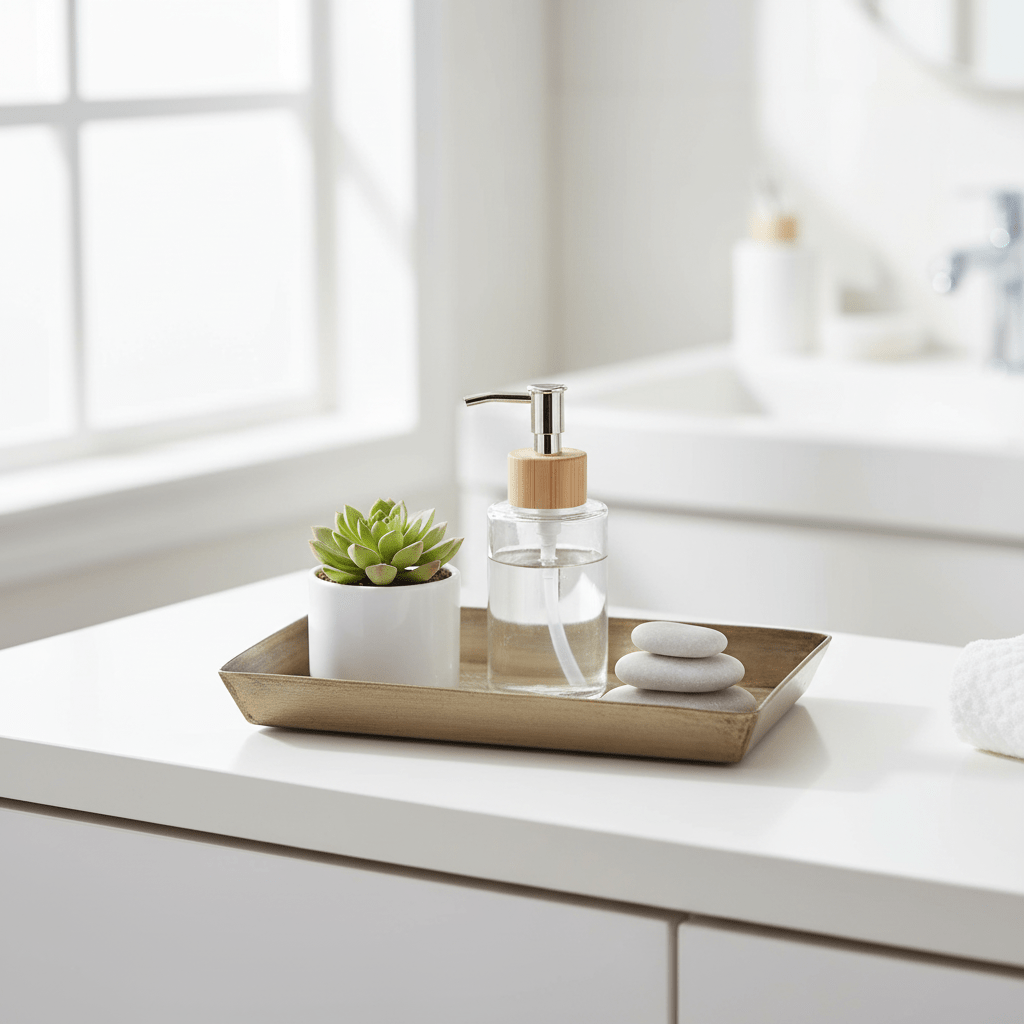 Allegra Etched Detail Aluminium Tray