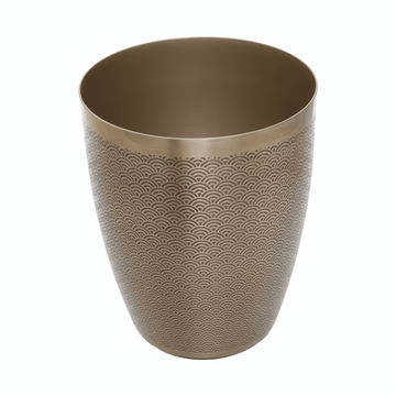 Allegra Etched Detail Aluminium Waste Bin