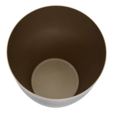 Allegra Etched Detail Aluminium Waste Bin