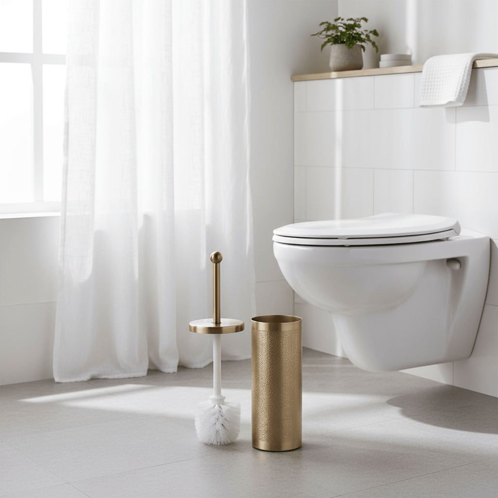 Allegra Etched Detail Toilet Brush