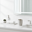 Allegra Etched Metallic Bathroom Tumbler