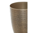 Allegra Etched Metallic Bathroom Tumbler