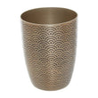 Allegra Etched Metallic Bathroom Tumbler