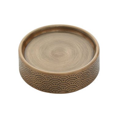 Allegra Etched Metallic Soap Dish