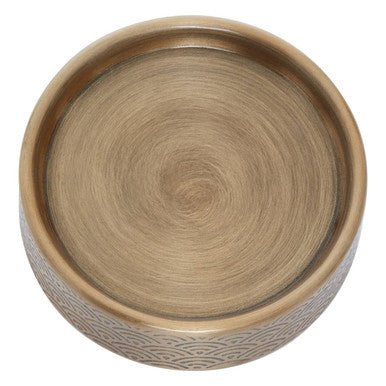 Allegra Etched Metallic Soap Dish