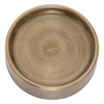 Allegra Etched Metallic Soap Dish