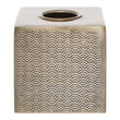 Allegra Etched Metallic Tissue Box