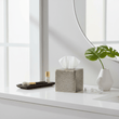 Allegra Etched Metallic Tissue Box