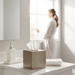 Allegra Etched Metallic Tissue Box