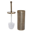 Allegra Etched Metallic Toilet Brush
